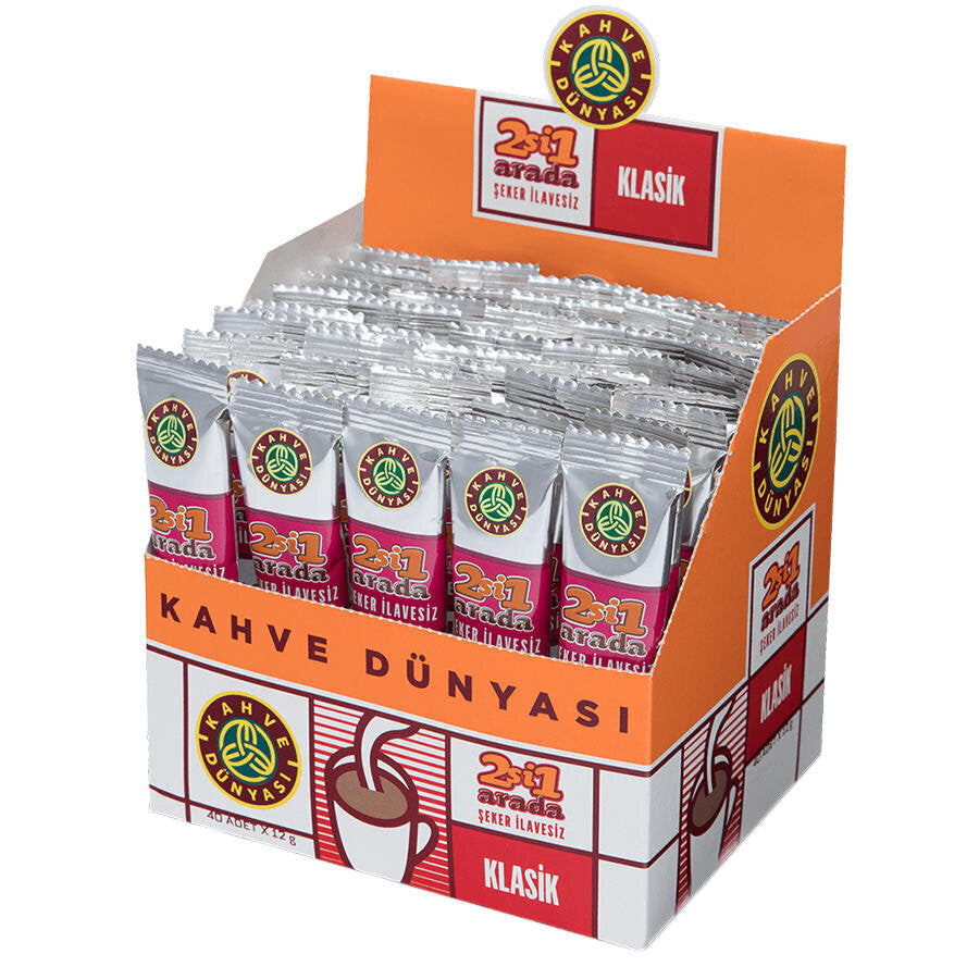 Kahve Dünyası 2'si 1 Arada Klasik Kahve 12 g x 40'lı