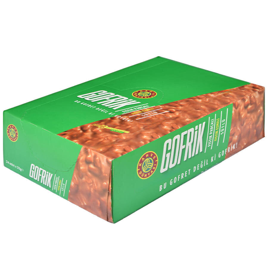 Kahve Dünyası Gofrik Antep Fıstıklı Çikolata 33 g x 24'lü