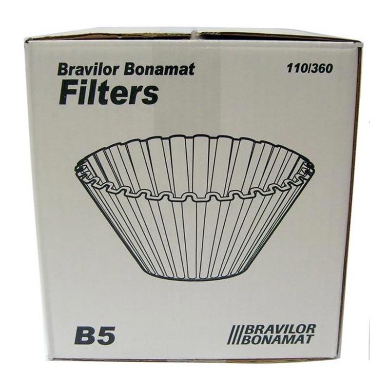 Bravilor Bonamat B5 Kahve Filtre Kağıdı, 110/360 mm, 250 Ad