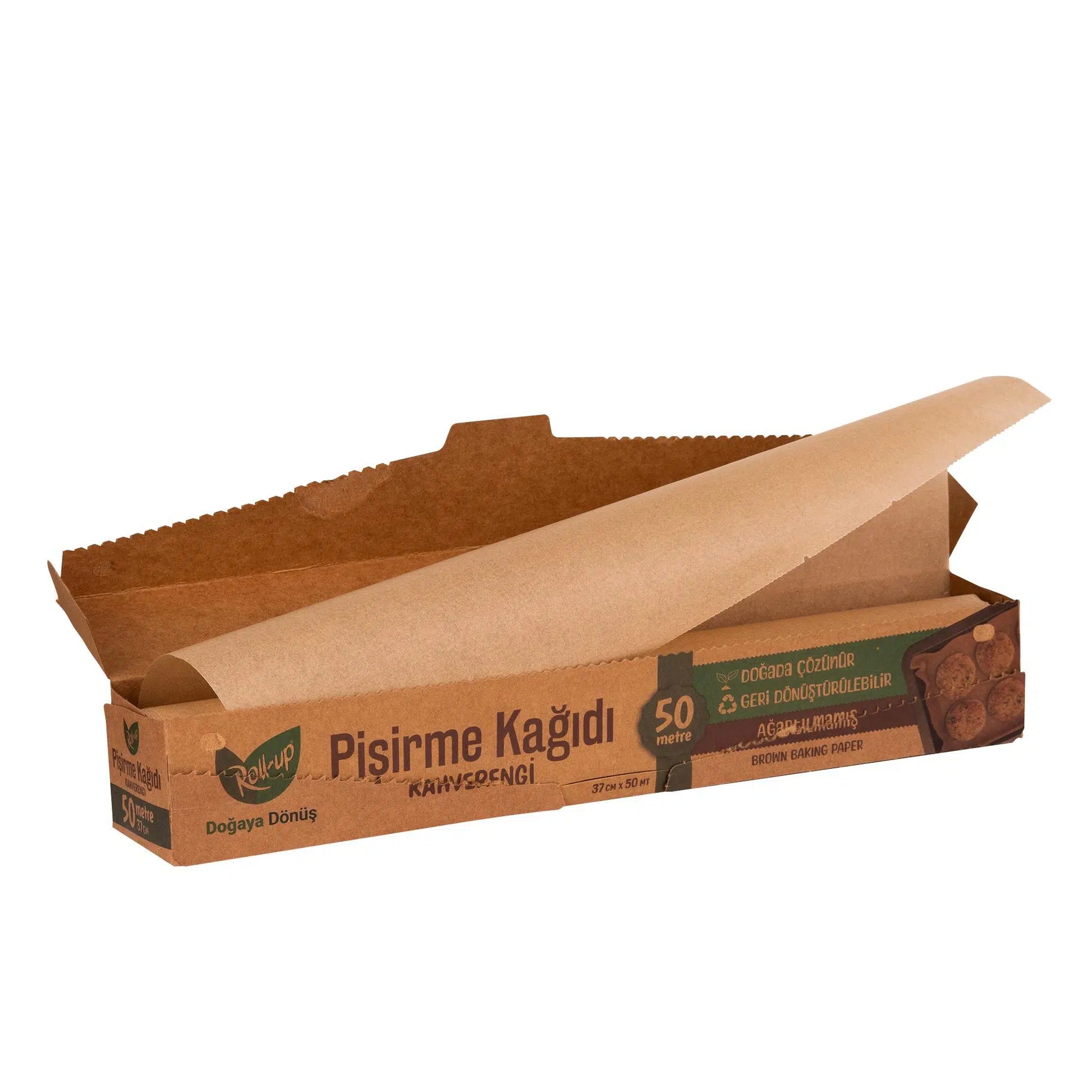 Kahverengi Yağlı Pişirme Kağıdı (Ağartılmamış) 37x50 m