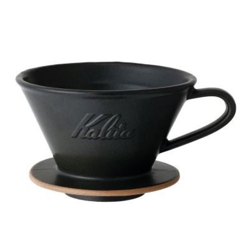 Kalita MI 185 Seramik Dalgalı Dripper, Kum Siyahı