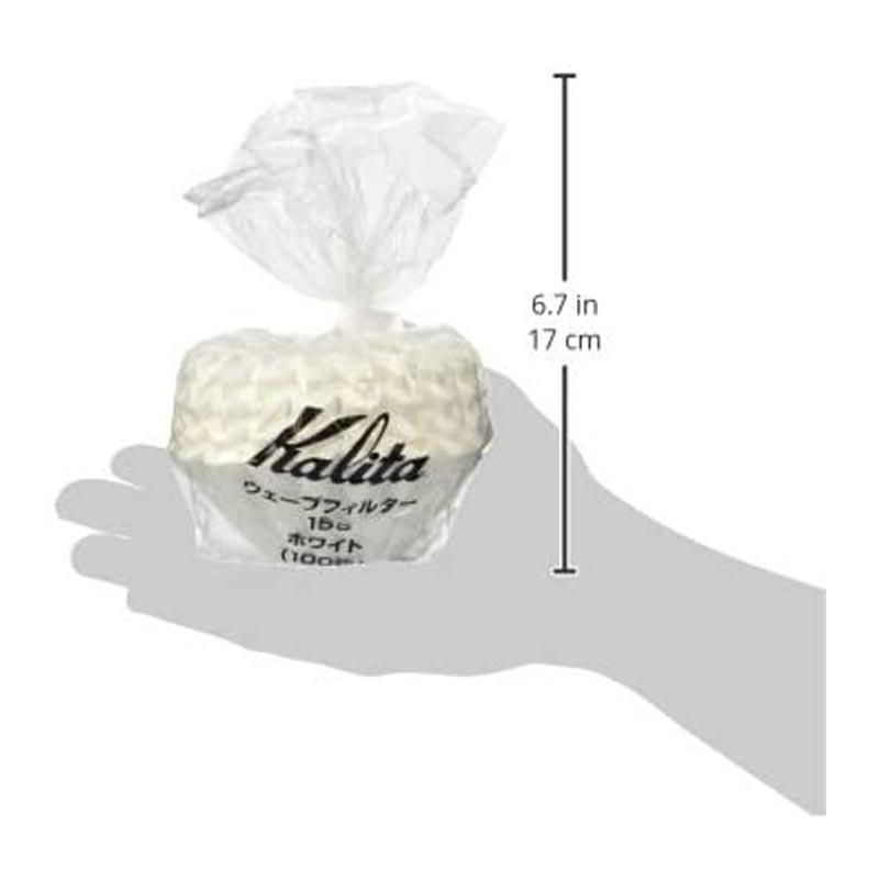 Kalita Wave 155 Filtre Kahve Kağıdı, 100 Adet, Beyaz