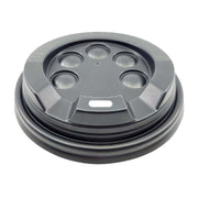 14-16 oz Plastik Sıcak içecek Kapağı Emzikli Siyah 1000 Adet