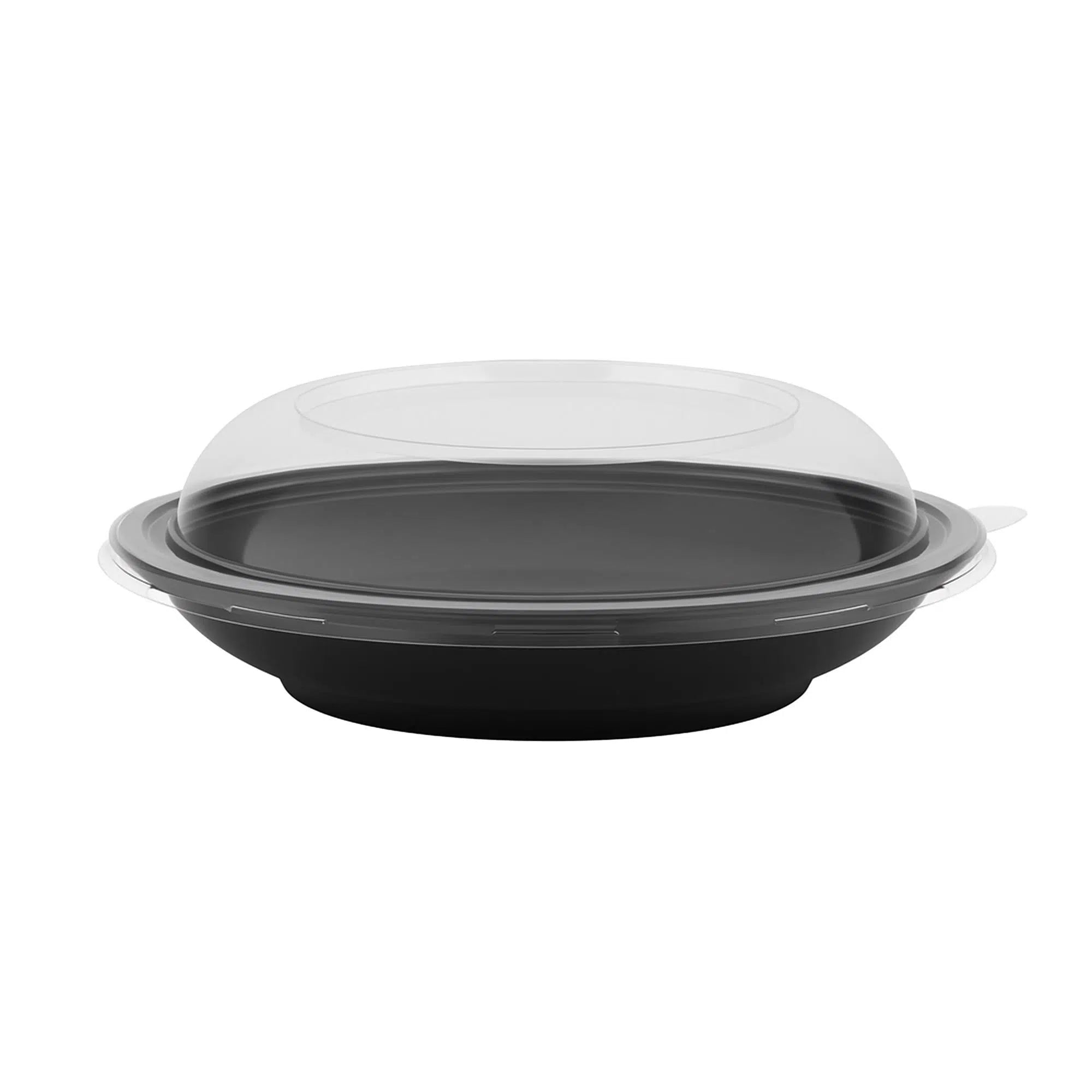 Kapaklı Siyah Salata Seti Pet 750 gr - 50 Adet