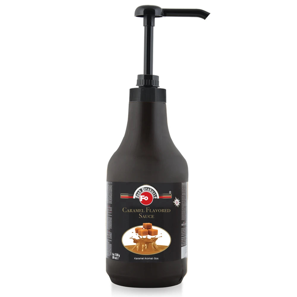 Karamel Aromalı Sos-Profesyonel 2,5Kg (Pompa Hediyeli)