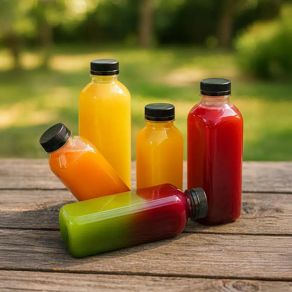 Kare Pet Şişe 330 cc - 5 Adet