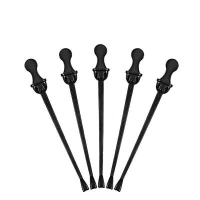 Karton Bardak Kapak Tıkacı Siyah 11cm