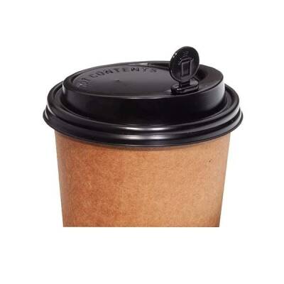 Karton Bardak Kapak Tıkacı Siyah 5cm