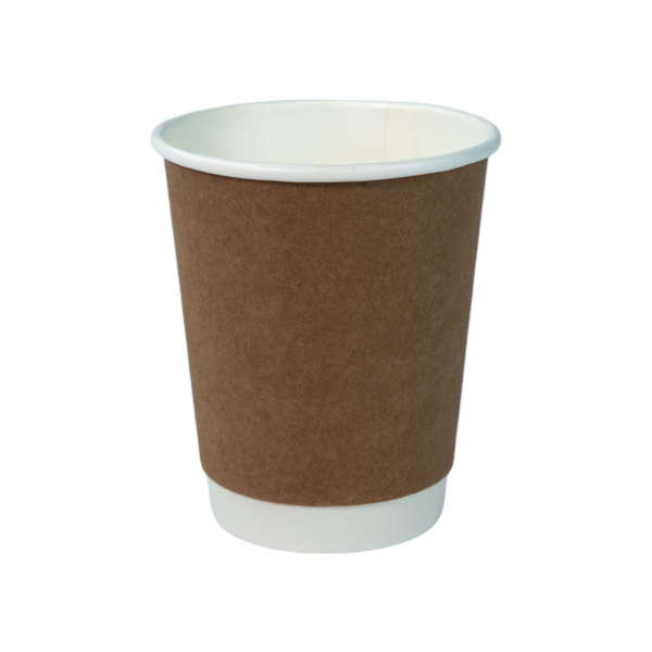 Karton Bardak Kraft 8 oz Double Wall