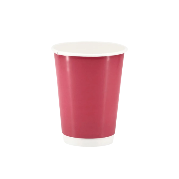 Karton Bardak Pembe 14 oz Double Wall