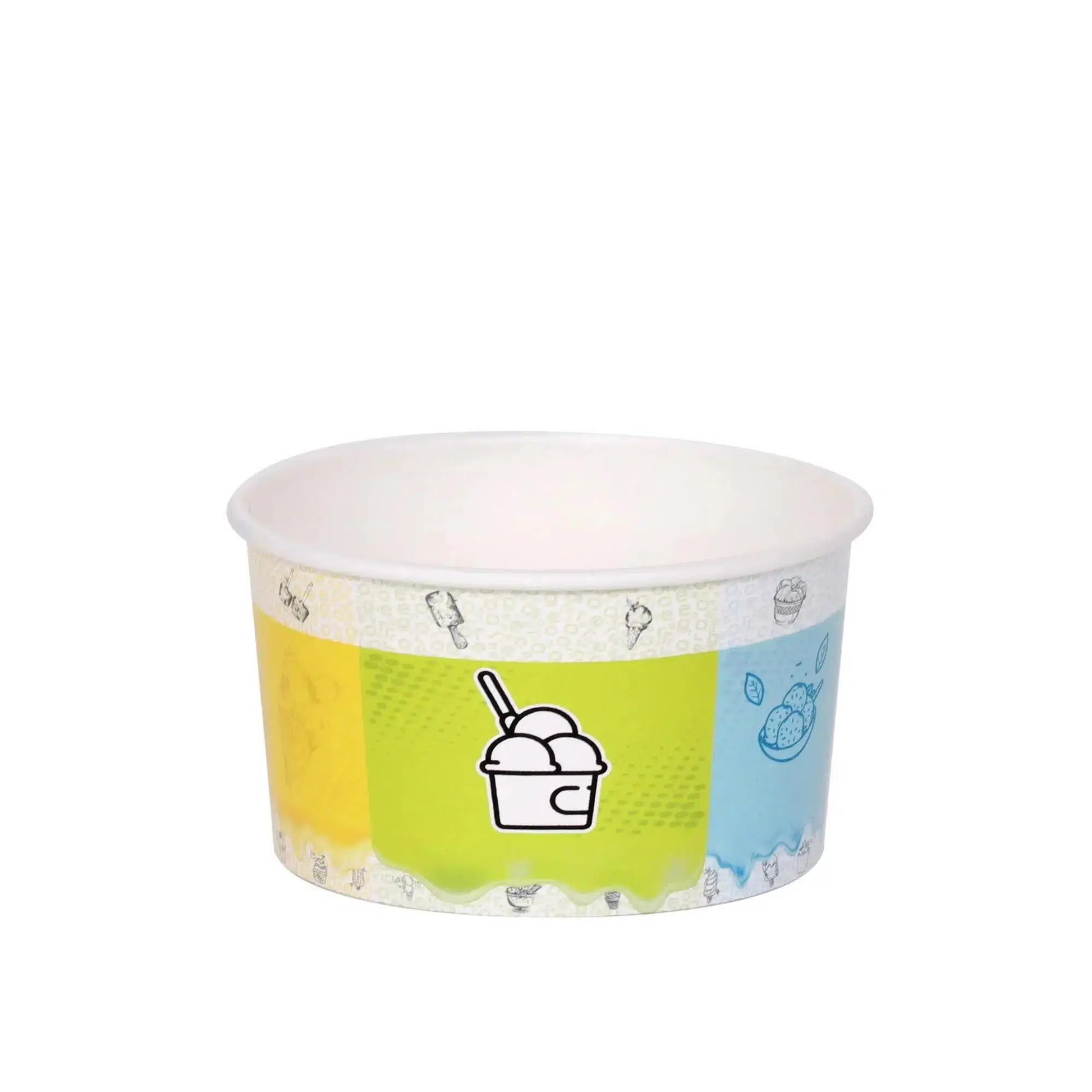 Karton Dondurma Kasesi 100 cc - 50 Adet