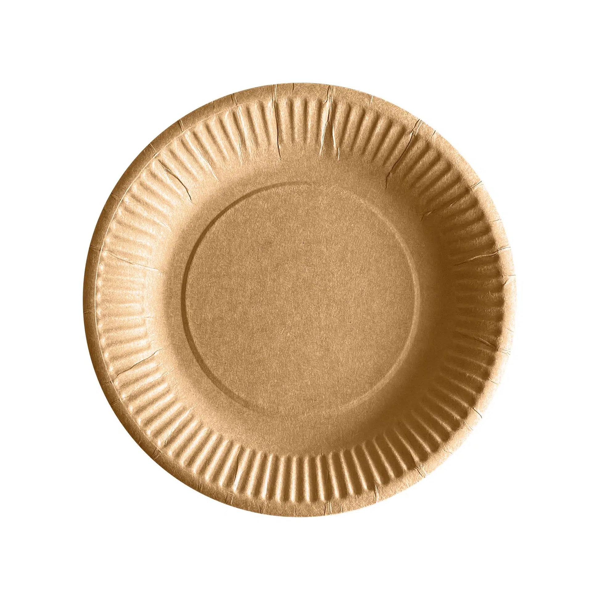 Karton Tabak Kraft 18 cm - 25 Adet