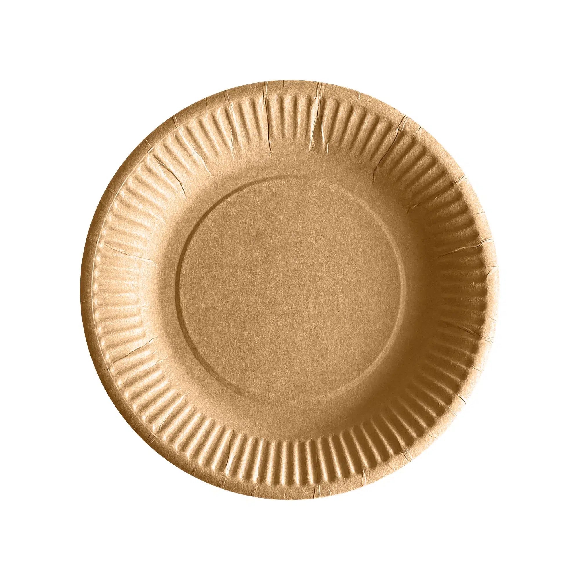 Karton Tabak Kraft 18 cm - 25 Adet