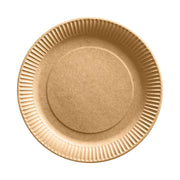 Karton Tabak Kraft 23 cm - 25 Adet