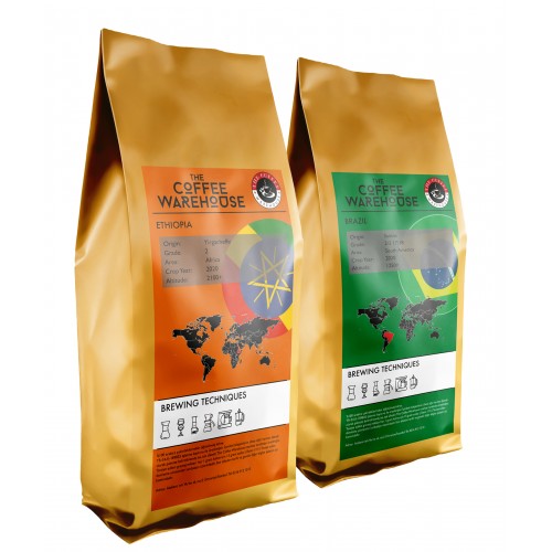 Avantaj Paket Brezilya 250 g + Etiyopya 250 g Filtre Kahve (Haftalık Kavrum)