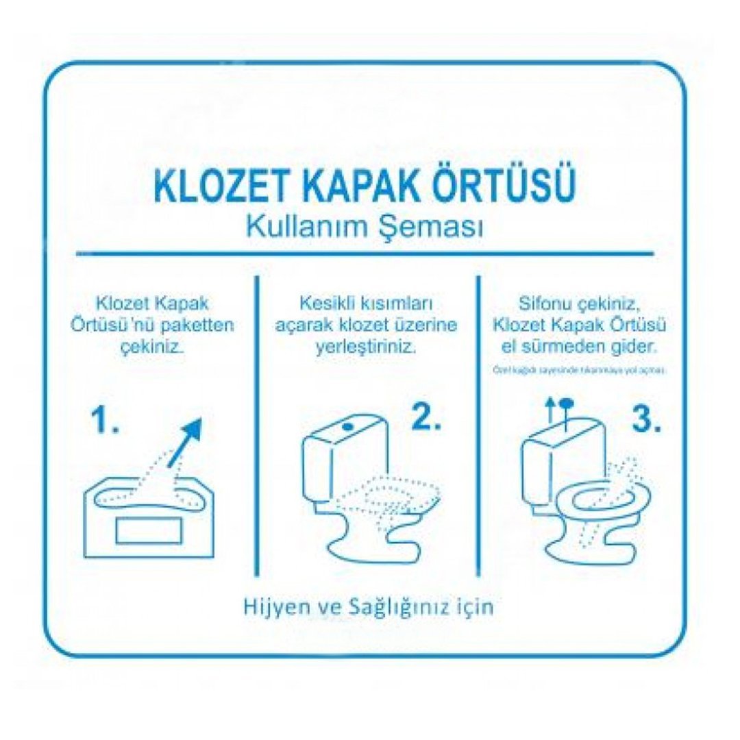 Klozet Kapağı Örtüsü