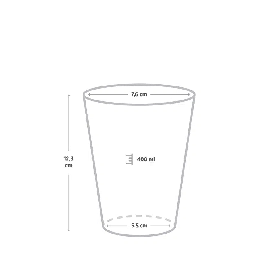 Kokteyl Bardağı Şeffaf 400 ml - 15 Adet