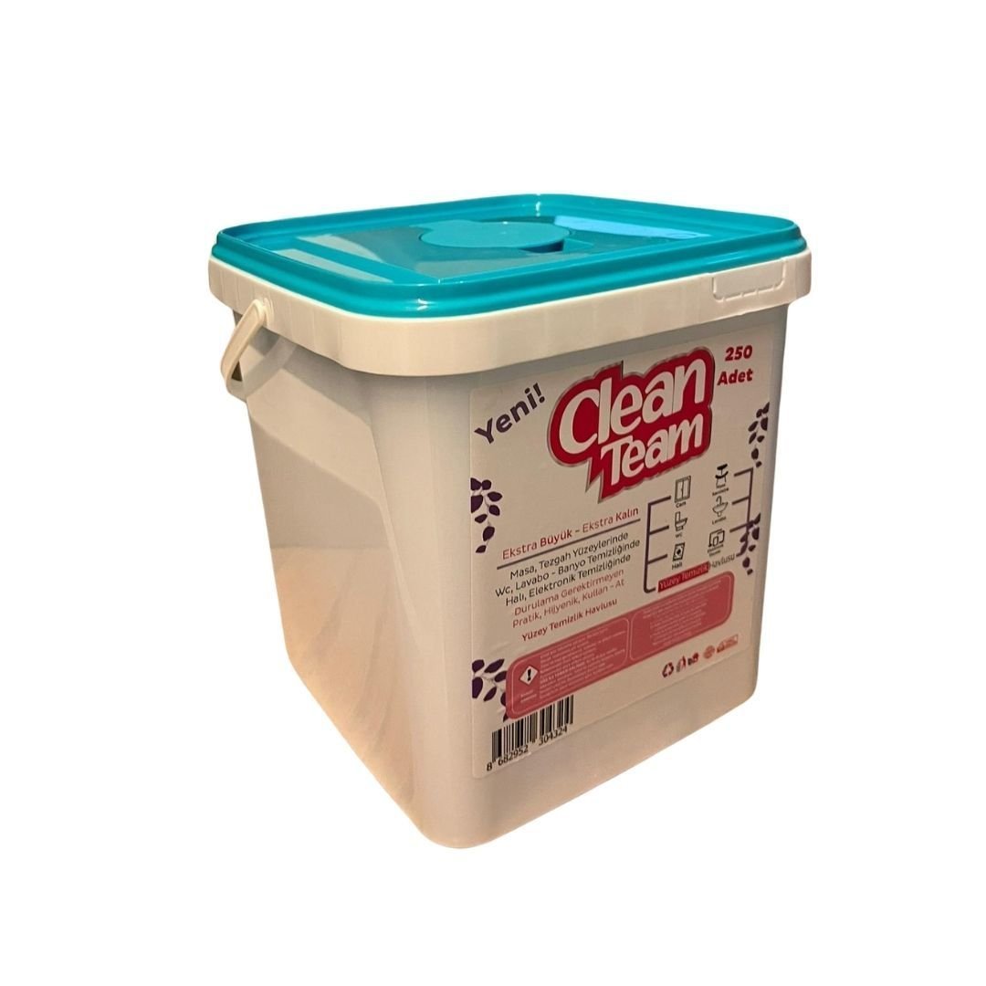 Yüzey Temizlik Mendili Kovalı 250 Adetli