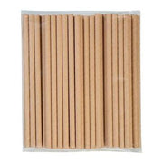 Kraft Frozen Kağıt Pipet 8 mm x 19,7 cm