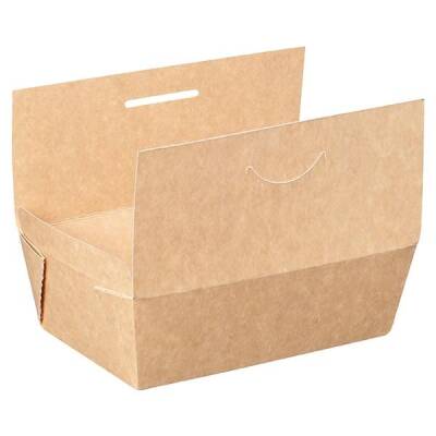 Kraft Karton Gıda Kutusu Orta 11,5x18x6,3 cm