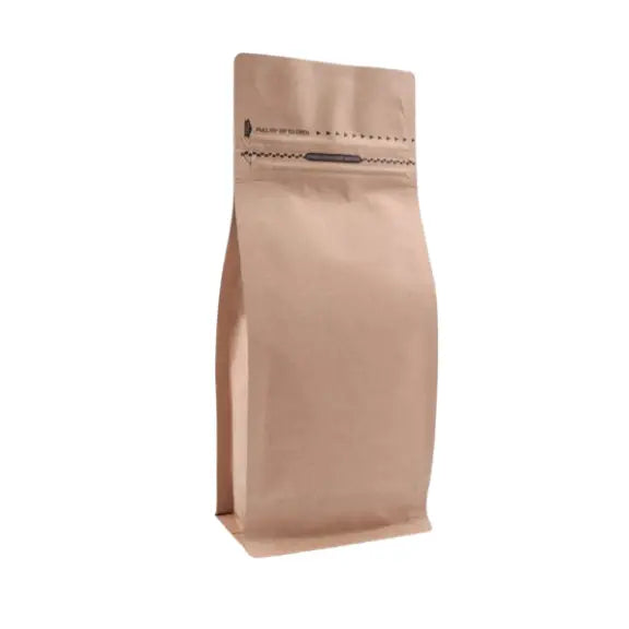 Pocket Kilitli Kraft Metalize Flat Bottom Torba, 11,5 x 21,5 + 8 CM