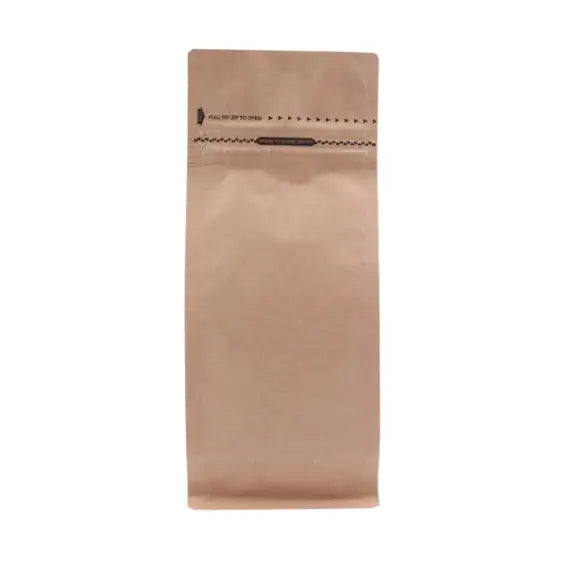 Pocket Kilitli Kraft Metalize Flat Bottom Torba, 11,5 x 21,5 + 8 CM