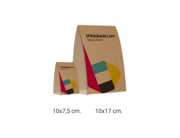 Masa Kartı / Tent Card