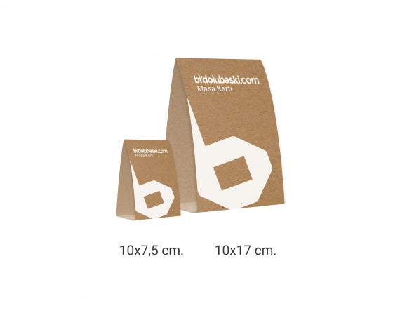Masa Kartı / Tent Card