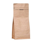 Kraft Metalize Kilitli Flat Bottom 12.5x27.5x8 cm - 500 gr