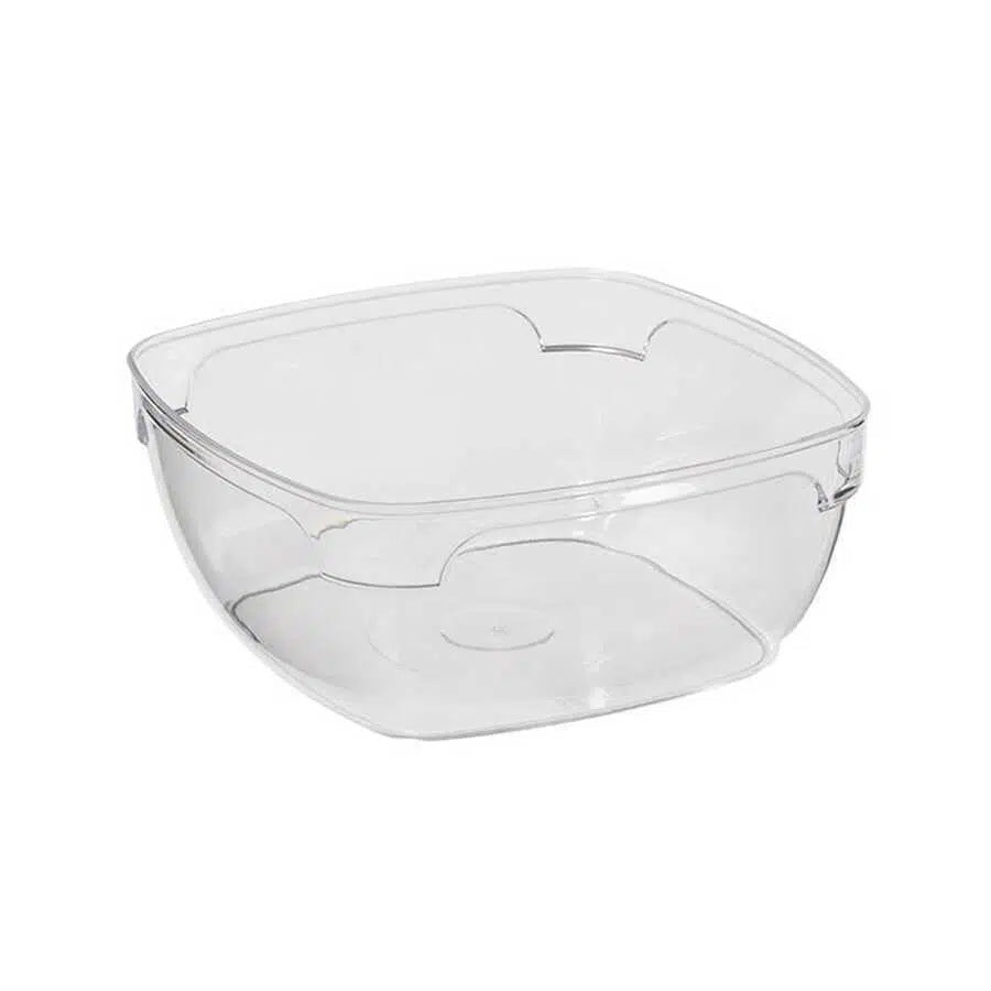 Kristal Kare Kase Şeffaf 300 ml - 12 Adet