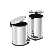Krom Pedallı Çöp Kovası (5 Litre)