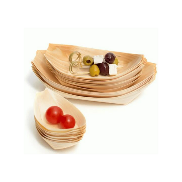 Kullan at Tahta Kayık Tabak 17 cm