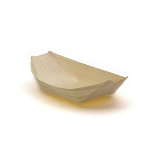 Kullan at Tahta Kayık Tabak 21,5 cm