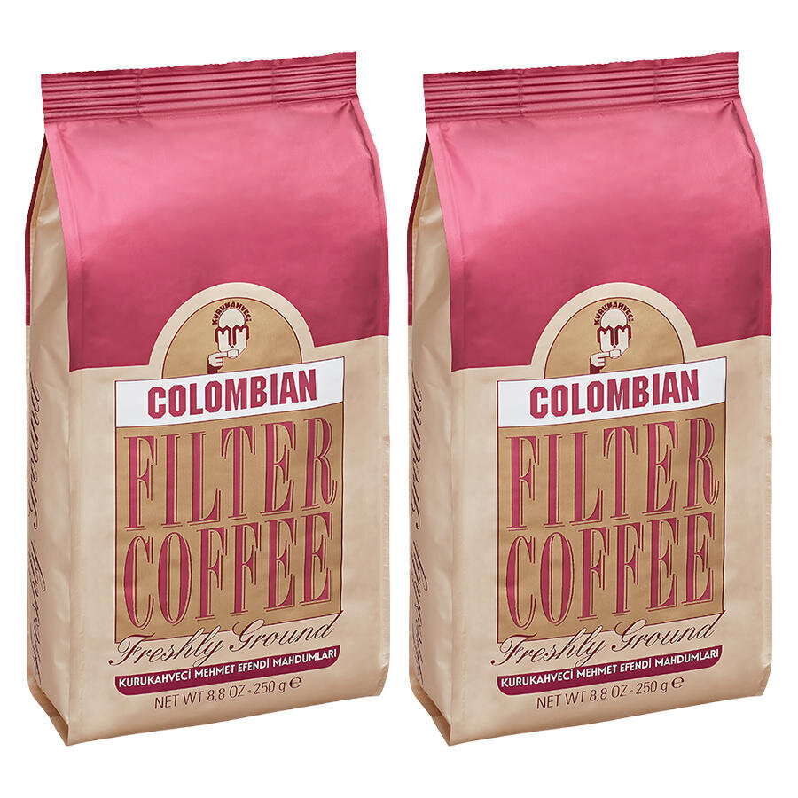 Kurukahveci Mehmet Efendi Colombian Filtre Kahve 250 g İkincisi %50 İndirimli