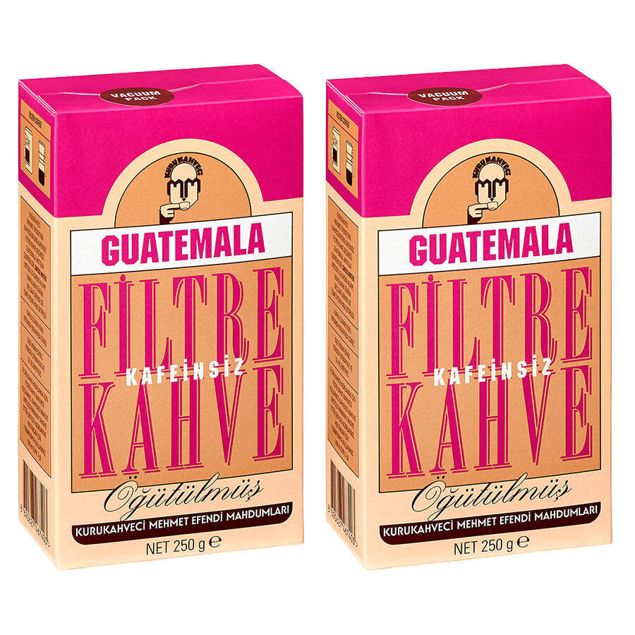 Kurukahveci Mehmet Efendi Guatemala Kafeinsiz Filtre Kahve 250 g İkincisi %50 İndirimli