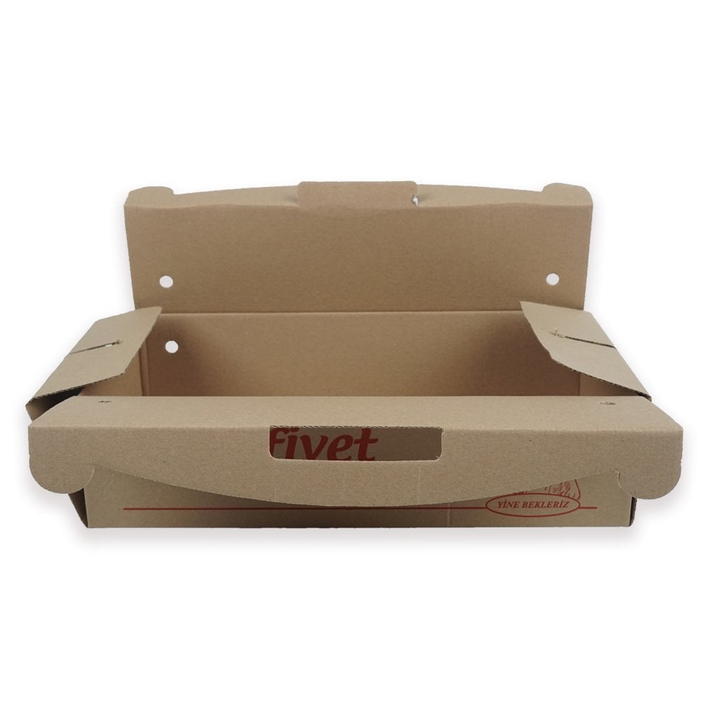 Kutu Lahmacun Saplı Büyük 19x40x10 cm 100 Adet