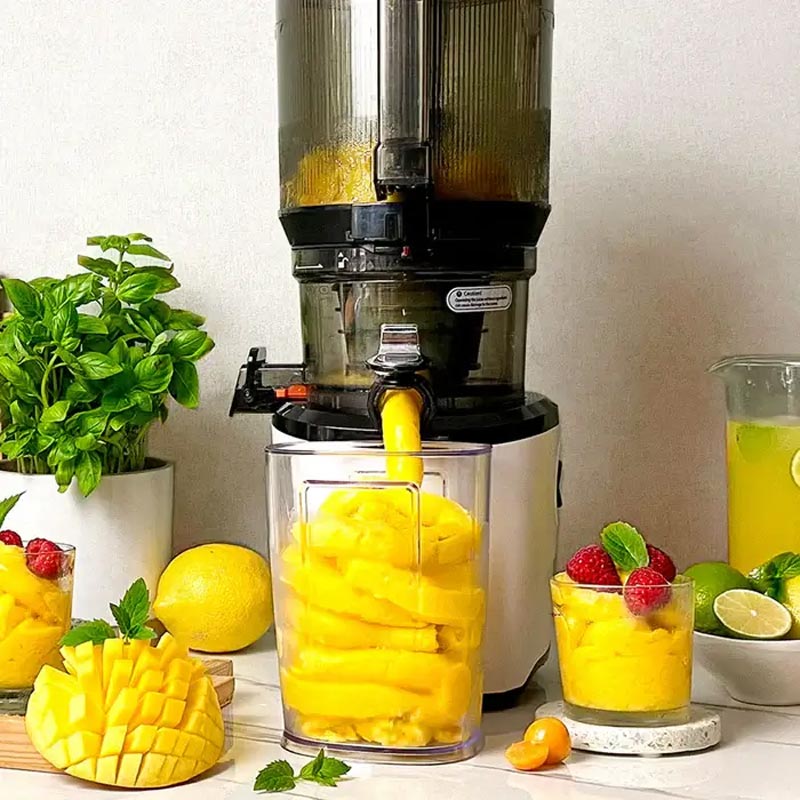 Kuvings AUTO10 Hands-Free Slow Juicer Katı Meyve Sıkacağı, Siyah