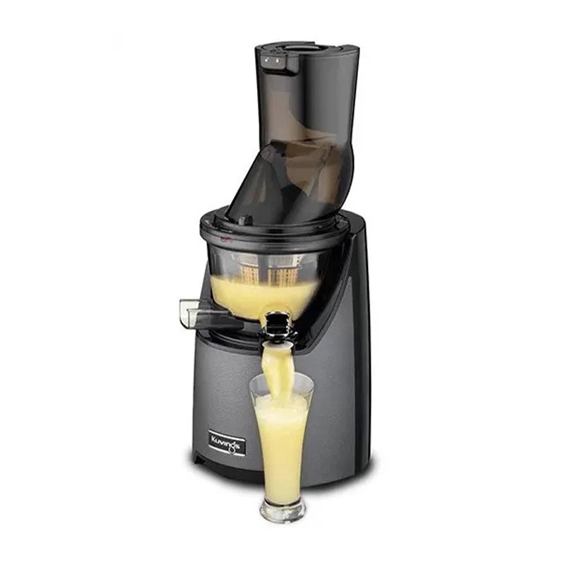 Kuvings EVO820 Slow Juicer Katı Meyve Sıkacağı, Smoothie ve Dondurma Aparatlı, Gri