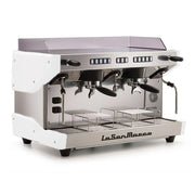 La San Marco Delecta Tam Otomatik Espresso Kahve Makinesi, 2 Gruplu, Beyaz