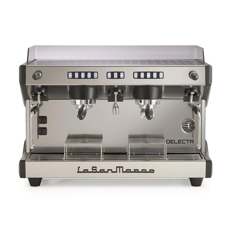La San Marco Delecta Tam Otomatik Espresso Kahve Makinesi, 2 Gruplu, Siyah