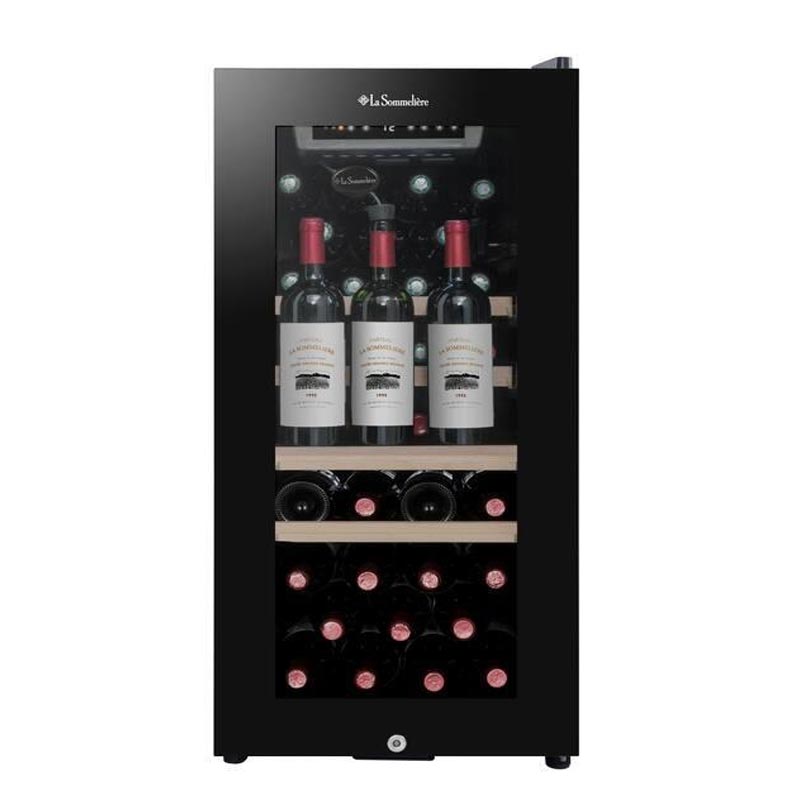 La Sommeliere LS38BLACK Service Solo Şarap Dolabı, 38 Şişe Kapasiteli