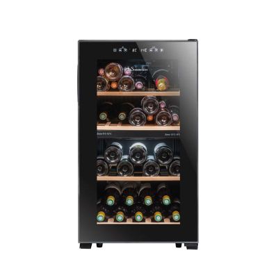 La Sommeliere LS512ZBLACK Solo Şarap Dolabı, 50 Şişe Kapasiteli
