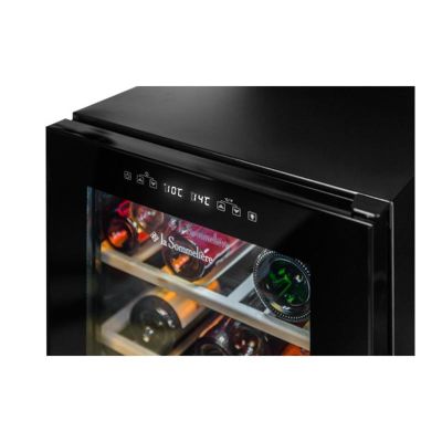 La Sommeliere LS512ZBLACK Solo Şarap Dolabı, 50 Şişe Kapasiteli