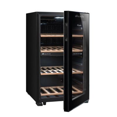 La Sommeliere LS512ZBLACK Solo Şarap Dolabı, 50 Şişe Kapasiteli
