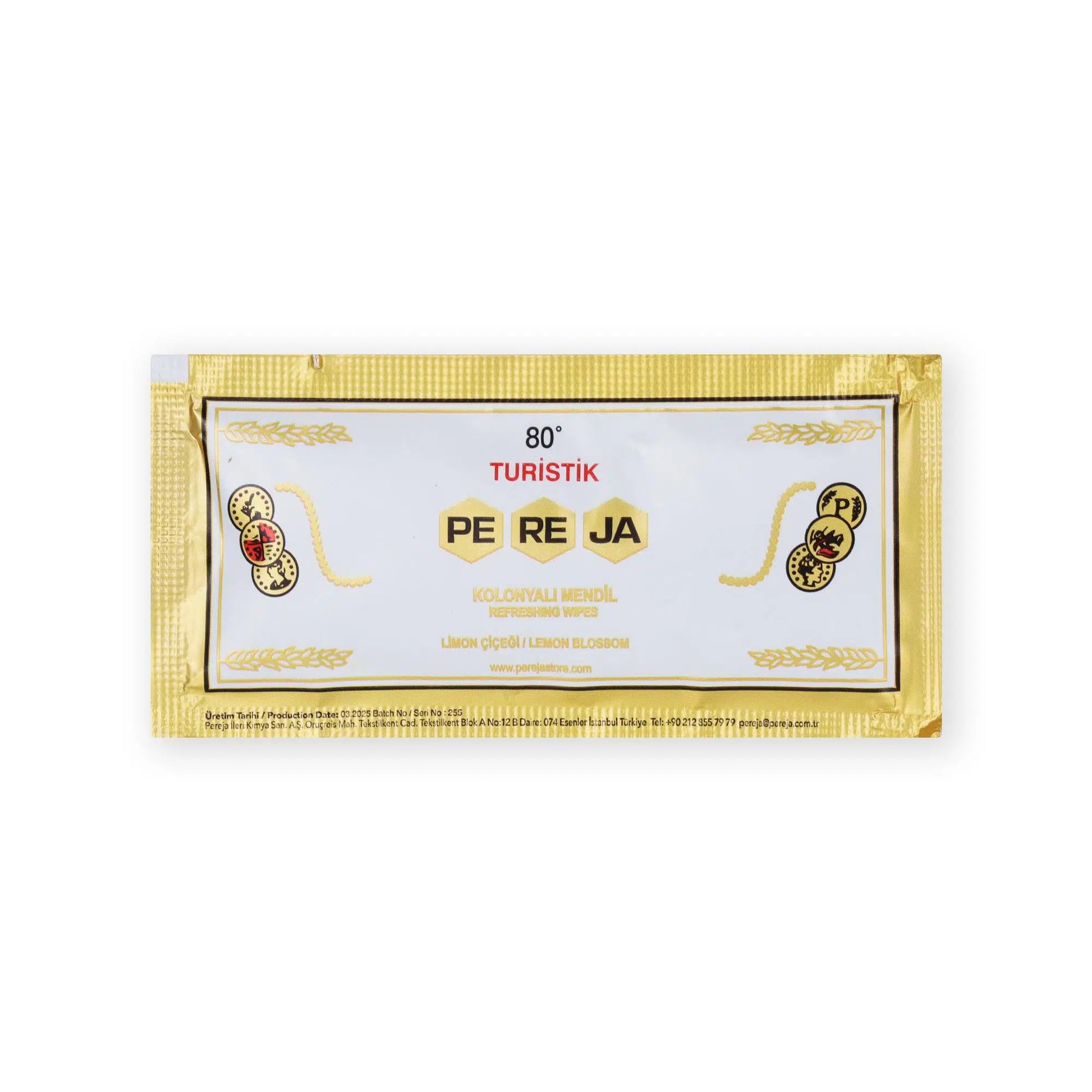 Limon Kolonyalı Mendil 5x10 cm - 150 Adet