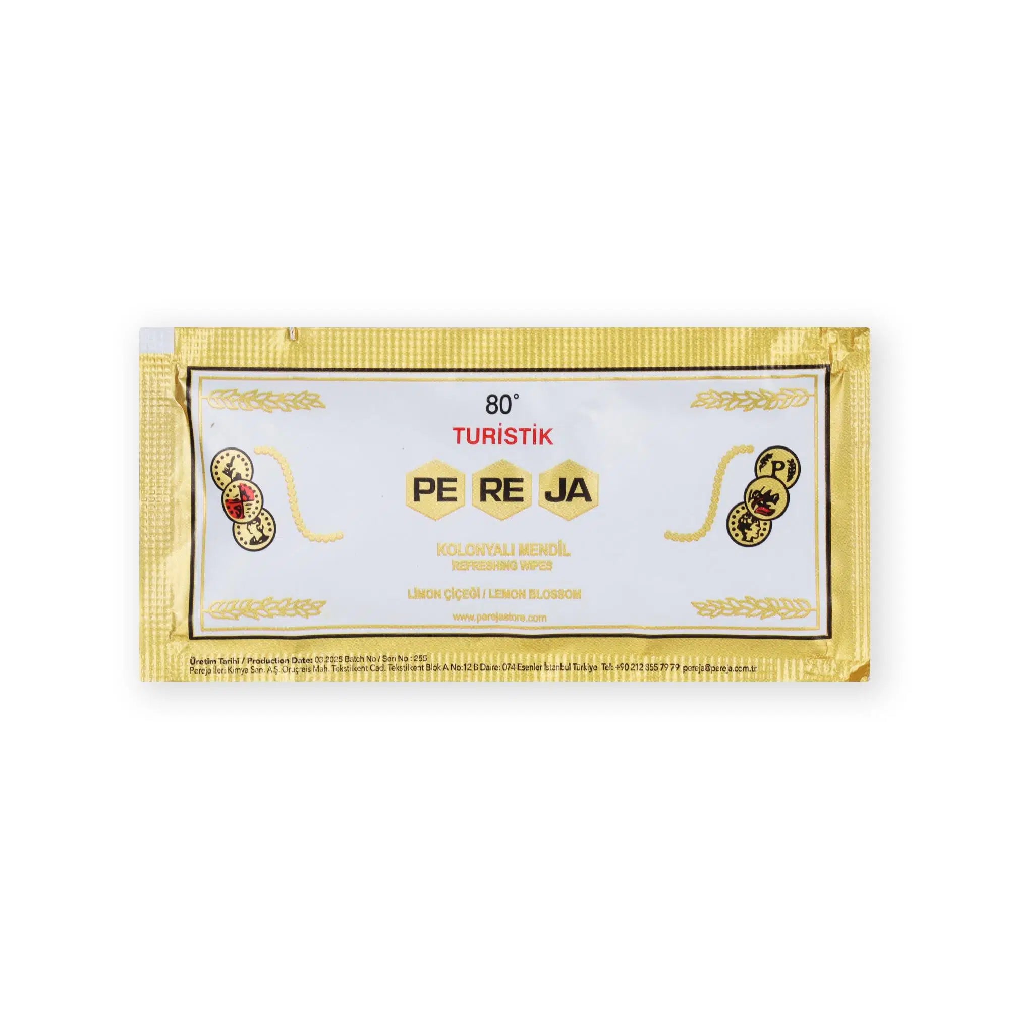 Limon Kolonyalı Mendil 5x10 cm - 150 Adet