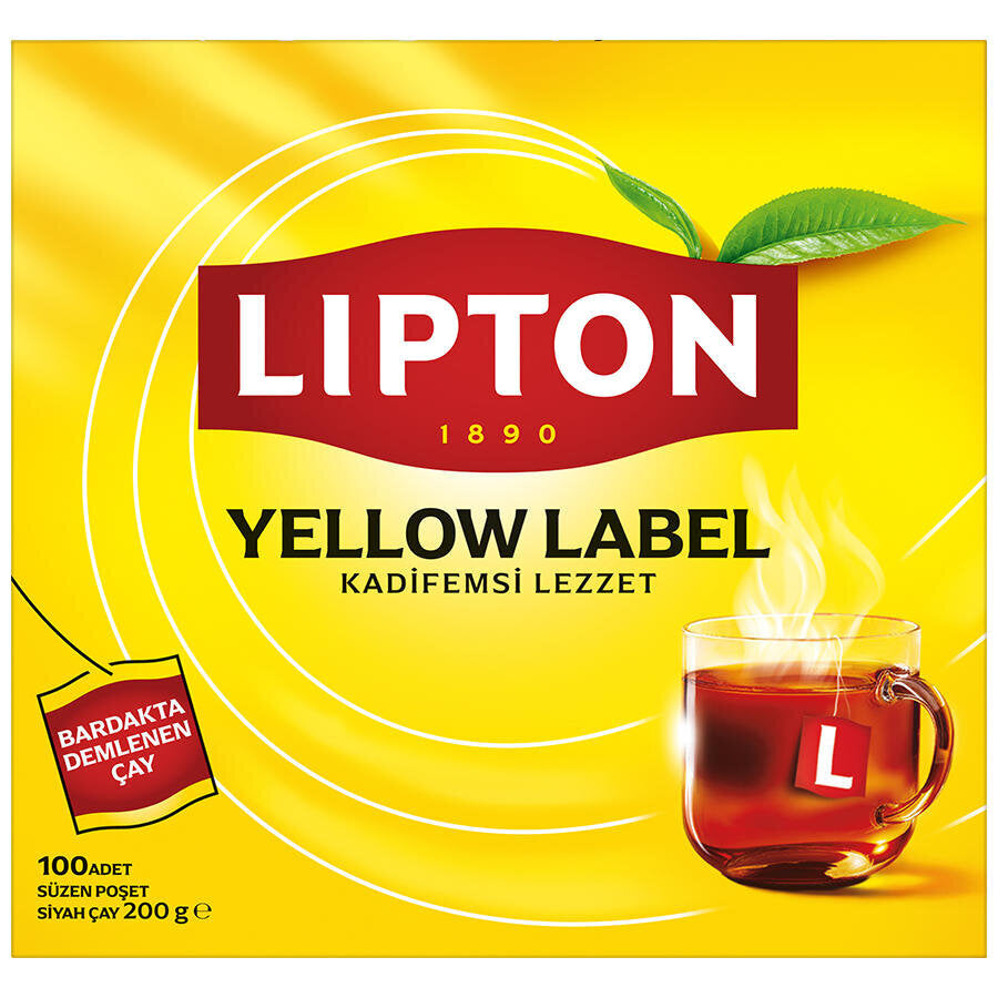 Lipton Yellow Label Bardak Poşet Çay 100'lü