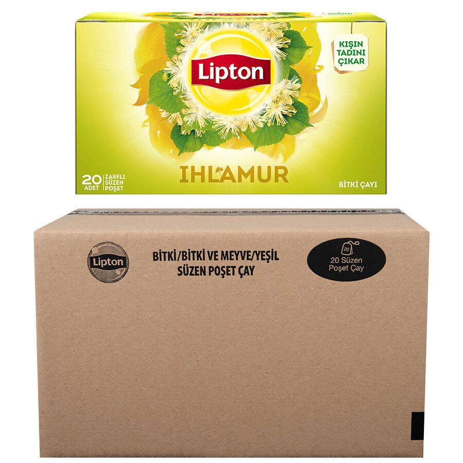 Lipton Ihlamur Bitki Çayı 20'li x 12 Paket 1 Koli