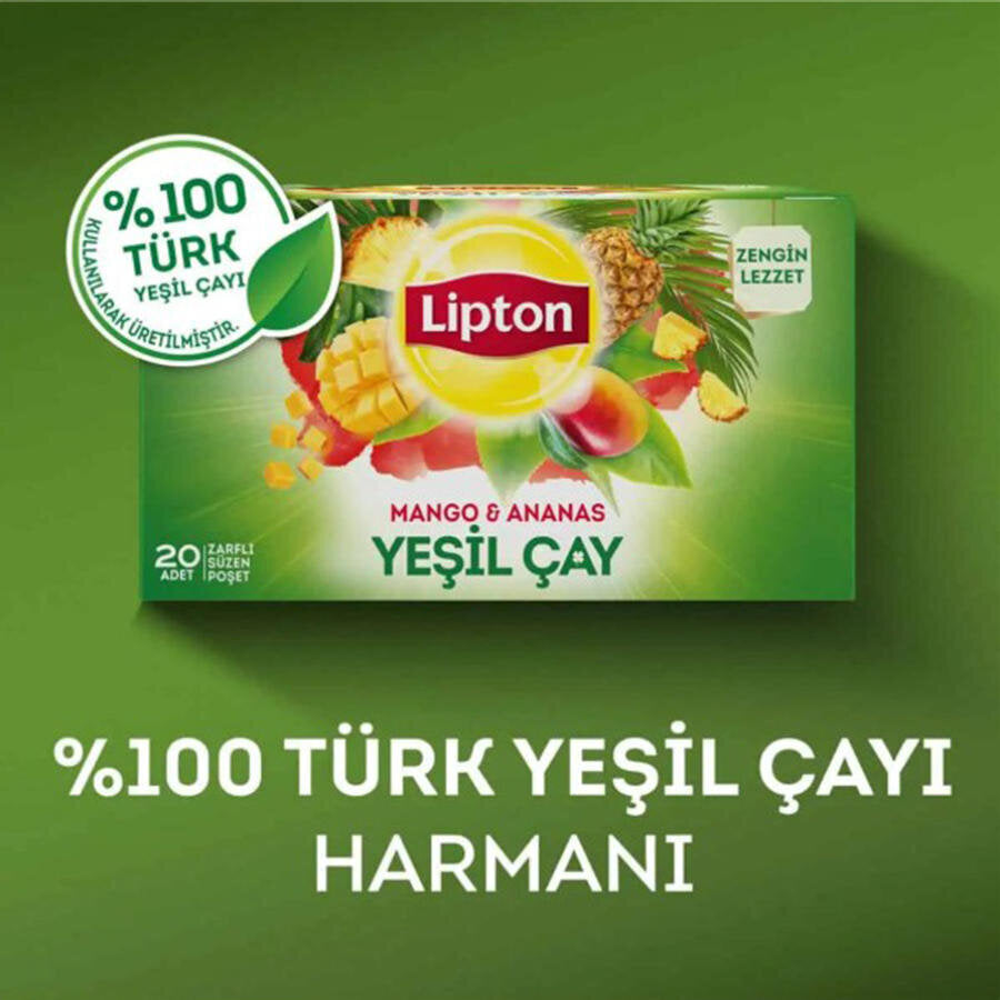 Lipton Mango & Ananas Yeşil Çay 20'li