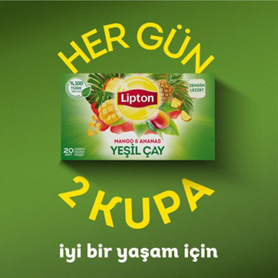 Lipton Mango & Ananas Yeşil Çay 20'li